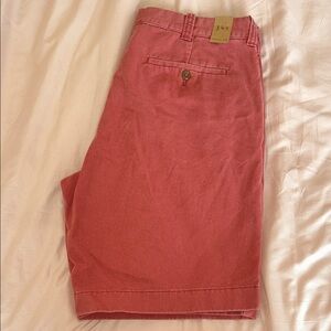 JCrew Men's Shorts Nautical Washed Red Chino Shorts NWT Size 34